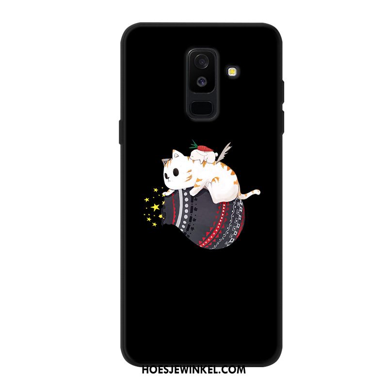 Samsung Galaxy A6 Hoesje Trendy Merk Hoes Ster, Samsung Galaxy A6 Hoesje Mobiele Telefoon Groen