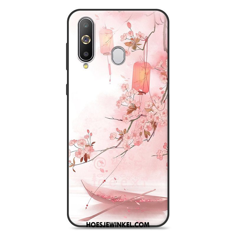 Samsung Galaxy A60 Hoesje Kunst Wind Grijs, Samsung Galaxy A60 Hoesje Hanger Chinese Stijl