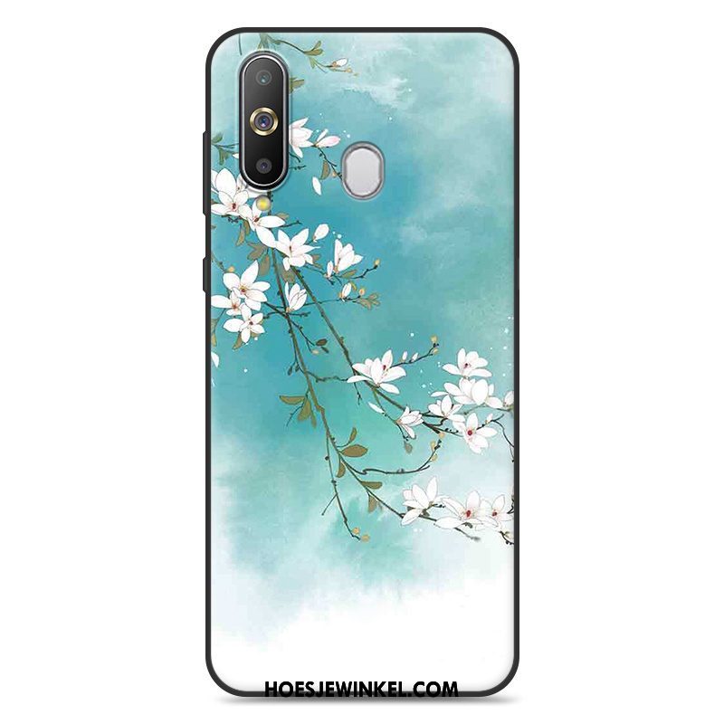 Samsung Galaxy A60 Hoesje Kunst Wind Grijs, Samsung Galaxy A60 Hoesje Hanger Chinese Stijl