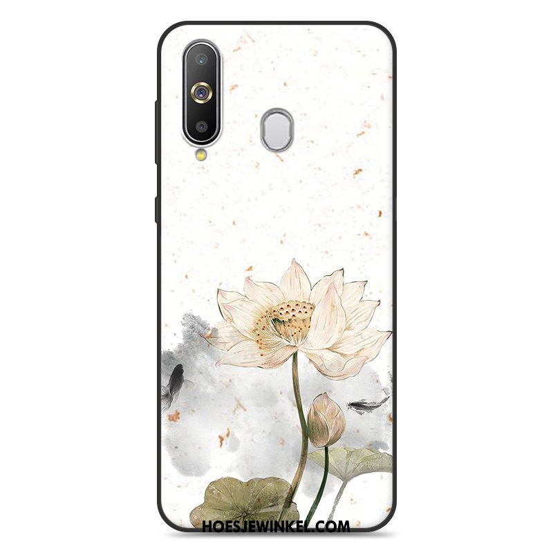 Samsung Galaxy A60 Hoesje Kunst Wind Grijs, Samsung Galaxy A60 Hoesje Hanger Chinese Stijl