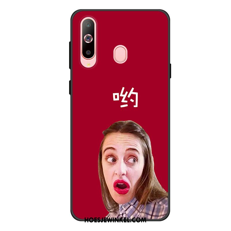 Samsung Galaxy A60 Hoesje Lovers Hoes Zwart, Samsung Galaxy A60 Hoesje Siliconen Anti-fall