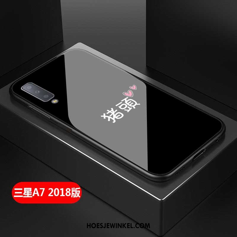Samsung Galaxy A7 2018 Hoesje All Inclusive Ster Spotprent, Samsung Galaxy A7 2018 Hoesje Mobiele Telefoon Mooie