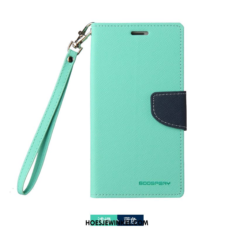 Samsung Galaxy A7 2018 Hoesje Anti-fall Mobiele Telefoon Ster, Samsung Galaxy A7 2018 Hoesje Folio Groen