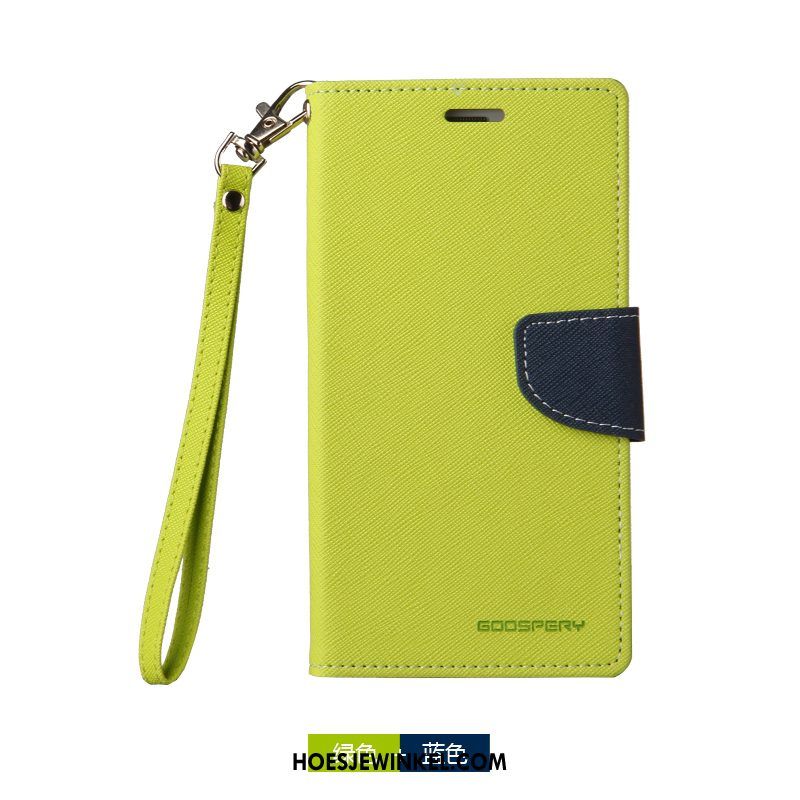 Samsung Galaxy A7 2018 Hoesje Anti-fall Mobiele Telefoon Ster, Samsung Galaxy A7 2018 Hoesje Folio Groen