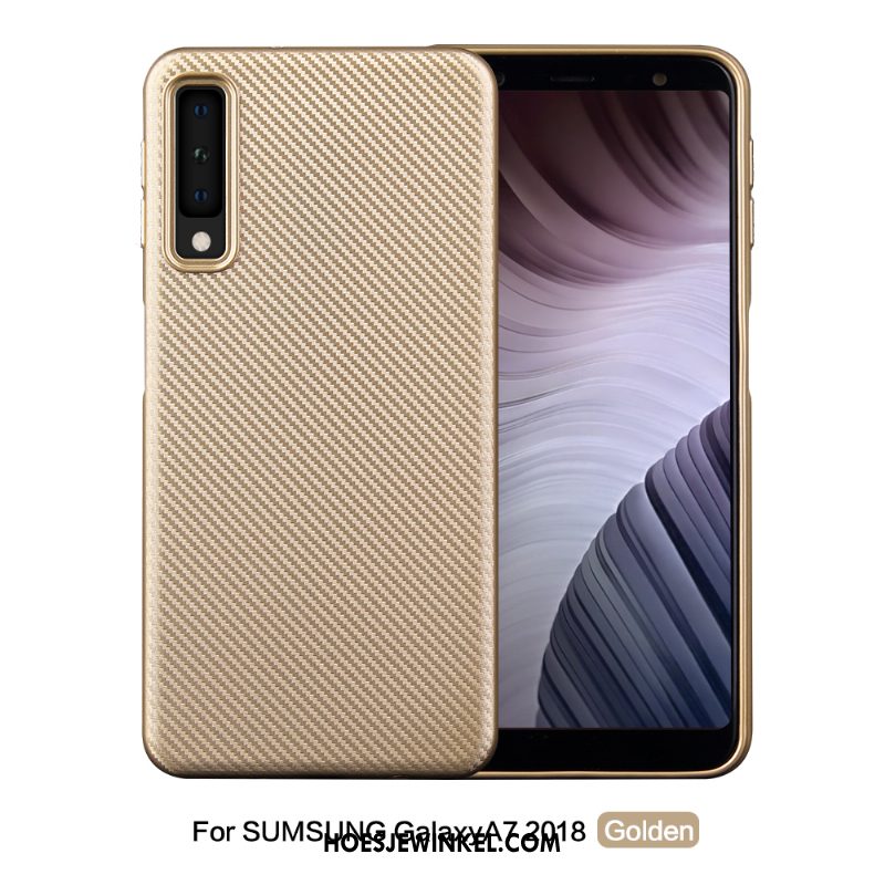 Samsung Galaxy A7 2018 Hoesje Fiber Mobiele Telefoon Patroon, Samsung Galaxy A7 2018 Hoesje All Inclusive Ster