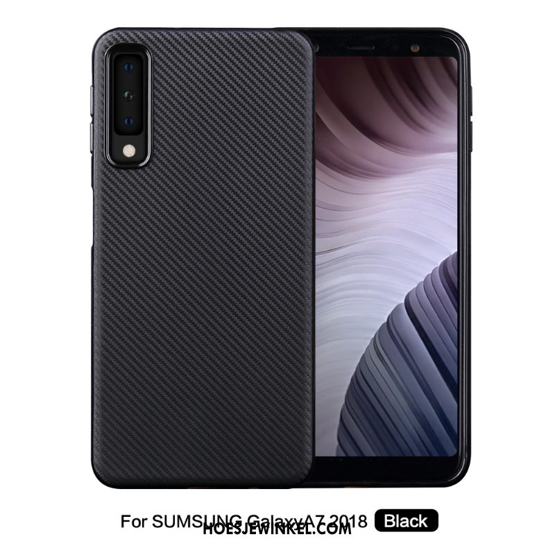 Samsung Galaxy A7 2018 Hoesje Fiber Mobiele Telefoon Patroon, Samsung Galaxy A7 2018 Hoesje All Inclusive Ster