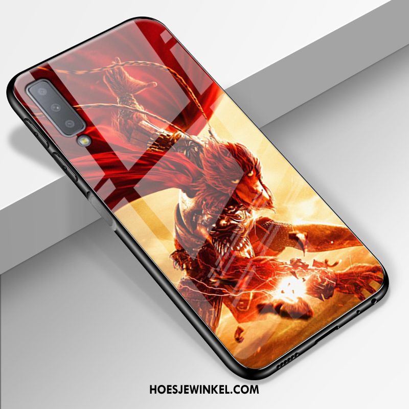 Samsung Galaxy A7 2018 Hoesje Hoes Spiegel Glas, Samsung Galaxy A7 2018 Hoesje Mobiele Telefoon All Inclusive