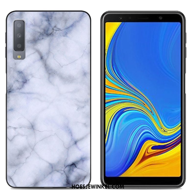Samsung Galaxy A7 2018 Hoesje Roze Mobiele Telefoon Ster, Samsung Galaxy A7 2018 Hoesje Anti-fall Bescherming