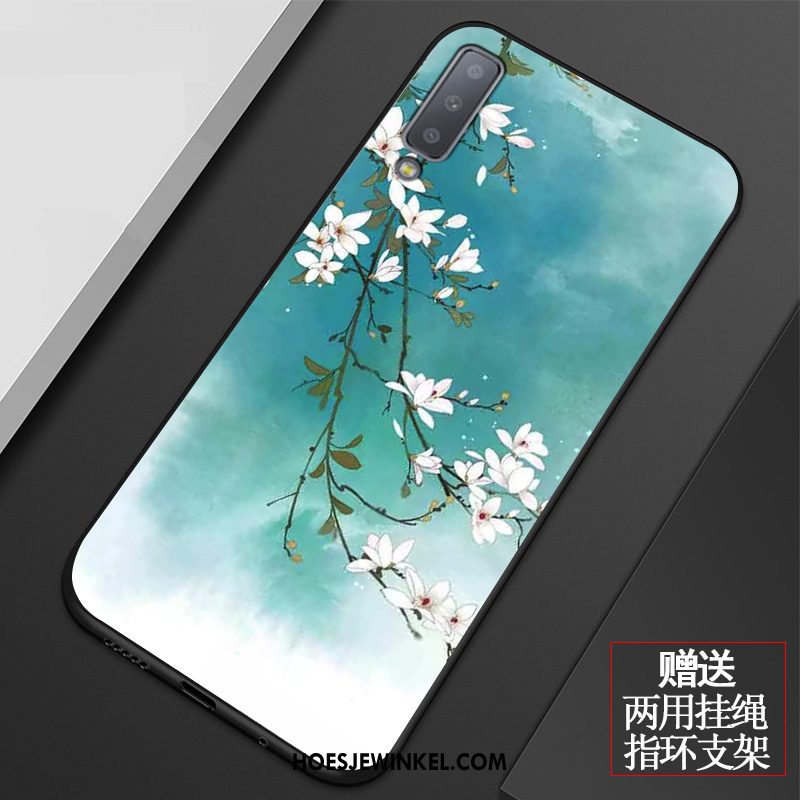 Samsung Galaxy A7 2018 Hoesje Siliconen Kunst Anti-fall, Samsung Galaxy A7 2018 Hoesje Vers Mobiele Telefoon