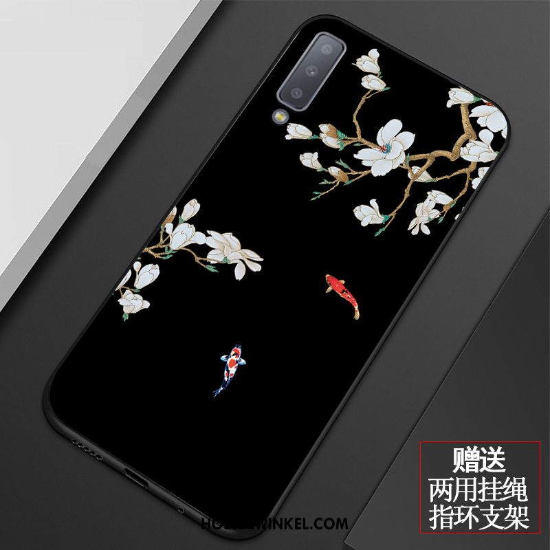 Samsung Galaxy A7 2018 Hoesje Siliconen Kunst Anti-fall, Samsung Galaxy A7 2018 Hoesje Vers Mobiele Telefoon