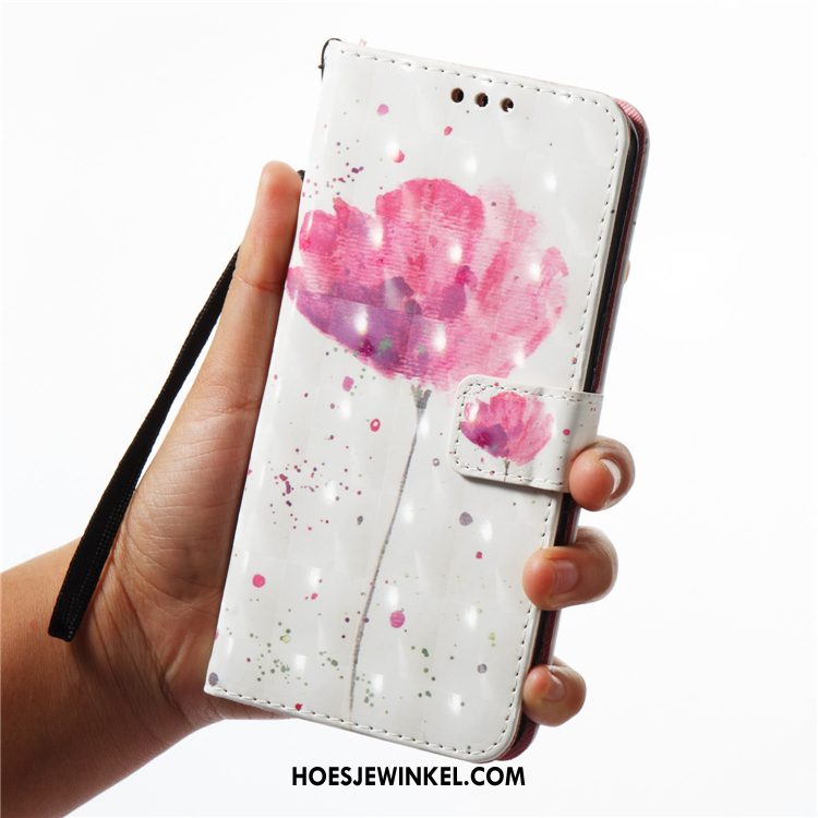 Samsung Galaxy A7 2018 Hoesje Zacht Folio Ster, Samsung Galaxy A7 2018 Hoesje Mobiele Telefoon Leren Etui