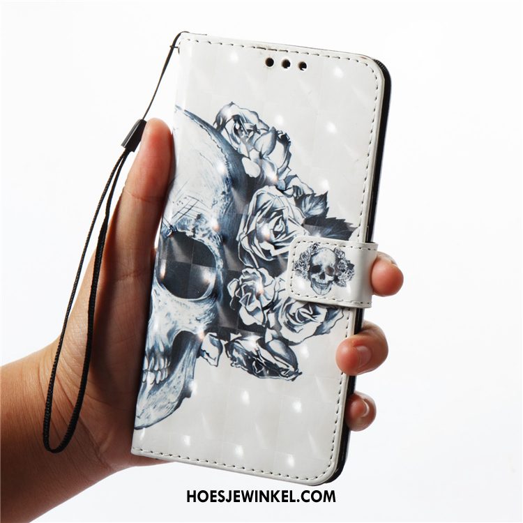 Samsung Galaxy A7 2018 Hoesje Zacht Folio Ster, Samsung Galaxy A7 2018 Hoesje Mobiele Telefoon Leren Etui