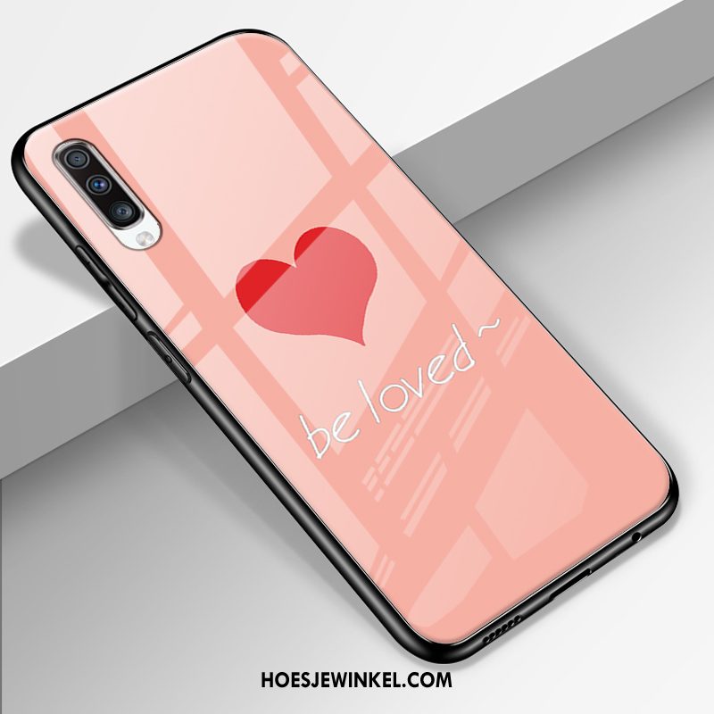 Samsung Galaxy A70 Hoesje Anti-fall Ster Roze, Samsung Galaxy A70 Hoesje Mobiele Telefoon Lovers