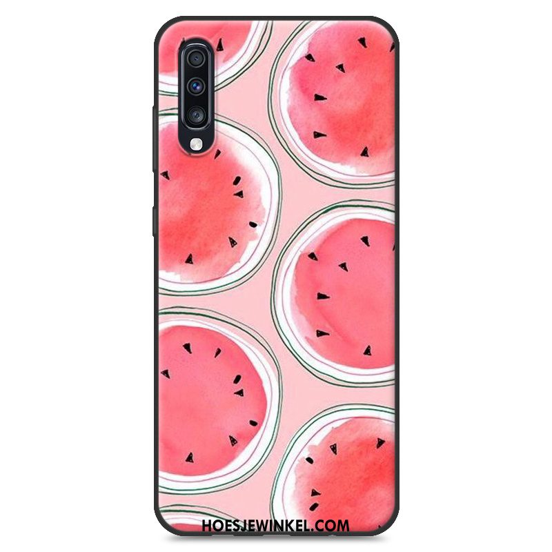 Samsung Galaxy A70 Hoesje Blauw Landschap Nieuw, Samsung Galaxy A70 Hoesje Bescherming Eenvoudige