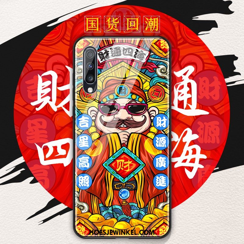 Samsung Galaxy A70 Hoesje Chinese Stijl Scheppend Original, Samsung Galaxy A70 Hoesje Glas Trend