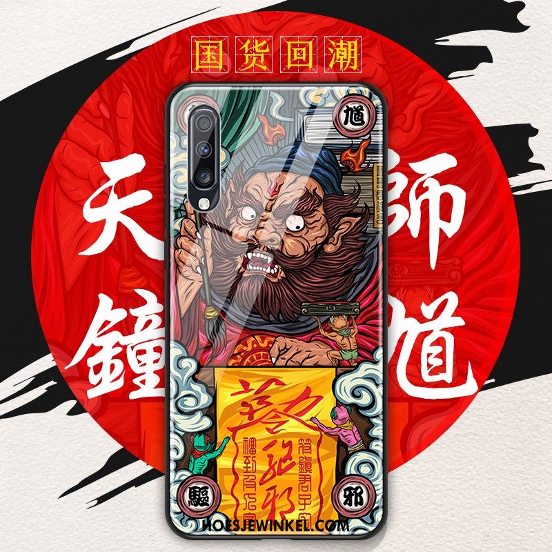 Samsung Galaxy A70 Hoesje Chinese Stijl Scheppend Original, Samsung Galaxy A70 Hoesje Glas Trend