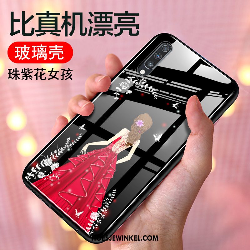 Samsung Galaxy A70 Hoesje Hoes Nieuw Zacht, Samsung Galaxy A70 Hoesje Mobiele Telefoon Glas