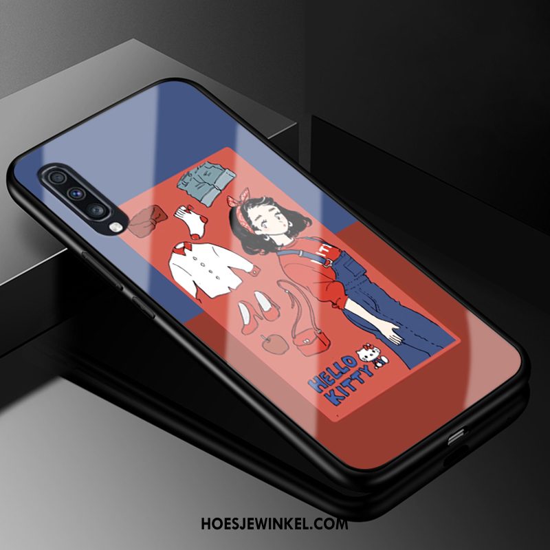 Samsung Galaxy A70 Hoesje Mobiele Telefoon Purper Mode, Samsung Galaxy A70 Hoesje Ster Trend