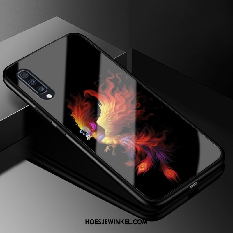 Samsung Galaxy A70 Hoesje Mobiele Telefoon Purper Mode, Samsung Galaxy A70 Hoesje Ster Trend