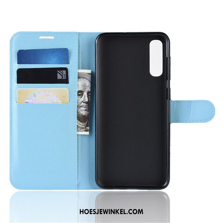 Samsung Galaxy A70 Hoesje Portemonnee Hoes Leren Etui, Samsung Galaxy A70 Hoesje Trend Mobiele Telefoon