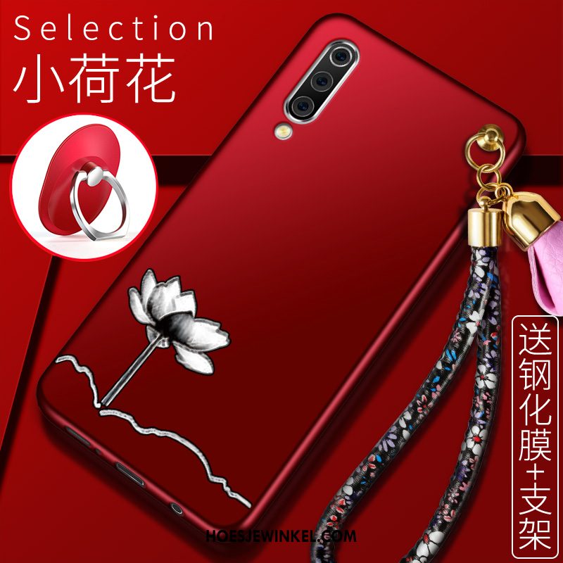 Samsung Galaxy A70 Hoesje Rood Bescherming All Inclusive, Samsung Galaxy A70 Hoesje Scheppend Hoes