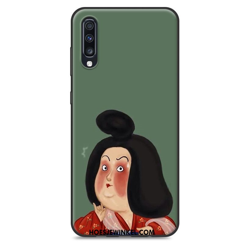 Samsung Galaxy A70 Hoesje Scheppend Mobiele Telefoon Wit, Samsung Galaxy A70 Hoesje Trend Hoes