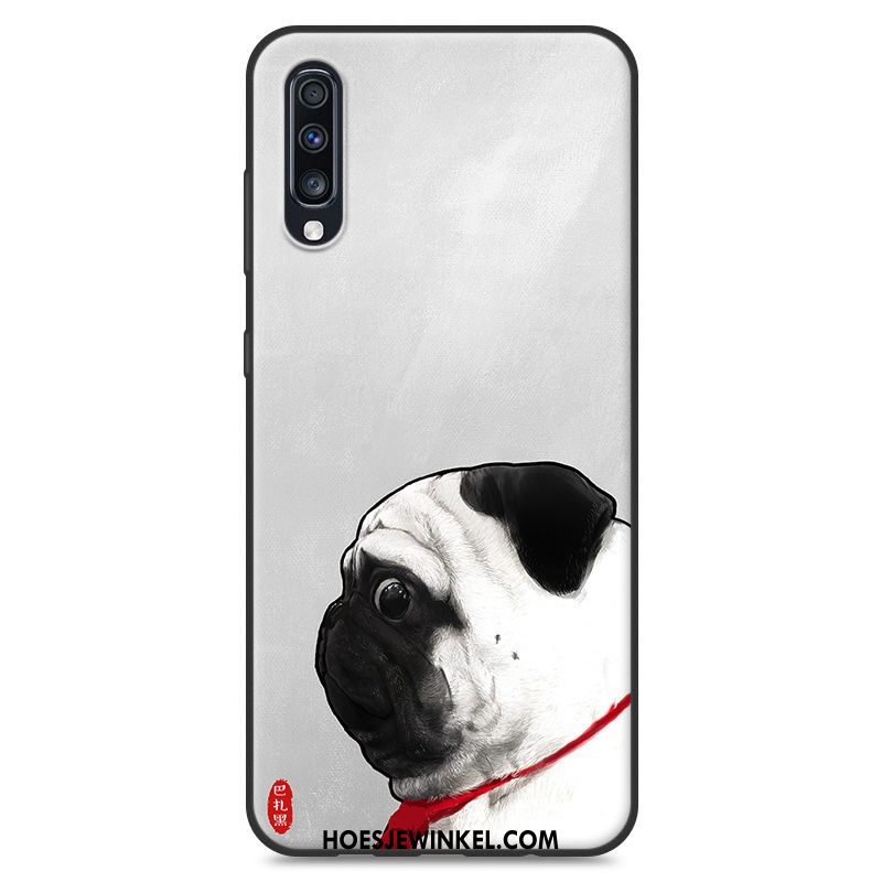 Samsung Galaxy A70 Hoesje Scheppend Mobiele Telefoon Wit, Samsung Galaxy A70 Hoesje Trend Hoes