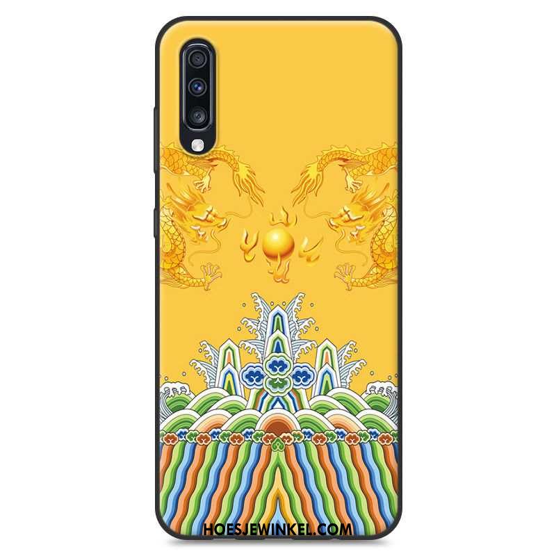 Samsung Galaxy A70 Hoesje Scheppend Mobiele Telefoon Wit, Samsung Galaxy A70 Hoesje Trend Hoes