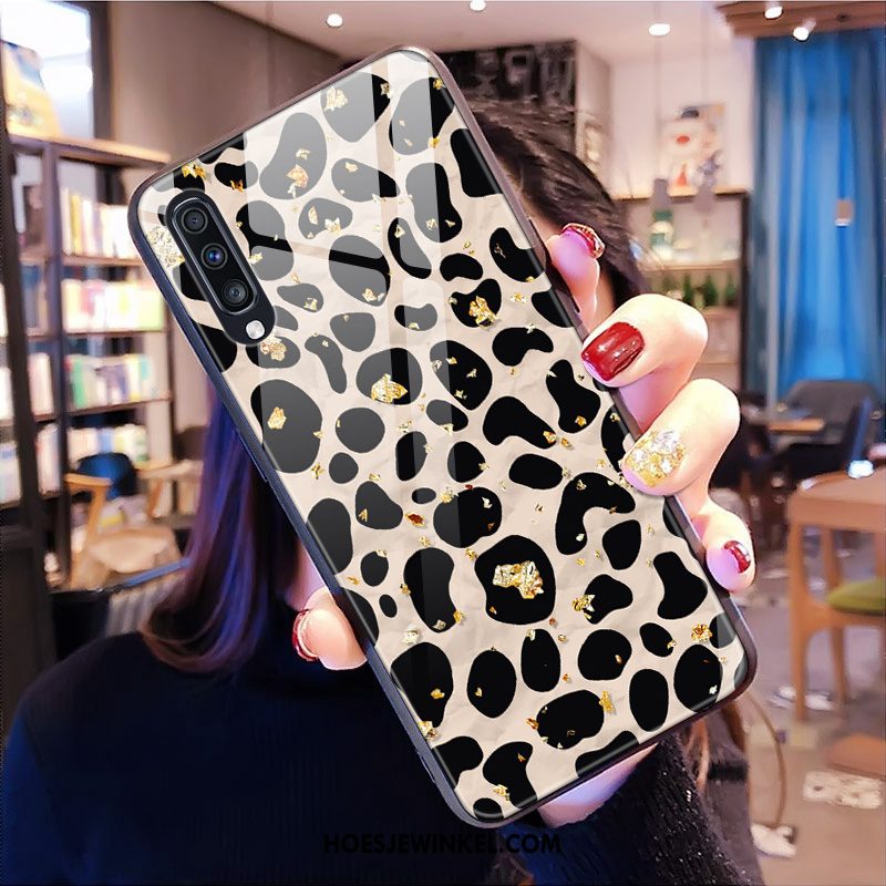 Samsung Galaxy A70 Hoesje Spiegel Hoes Trendy Merk, Samsung Galaxy A70 Hoesje Bescherming Liefde