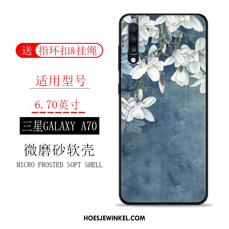 Samsung Galaxy A70 Hoesje Wind Siliconen Ster, Samsung Galaxy A70 Hoesje Zacht Landschap