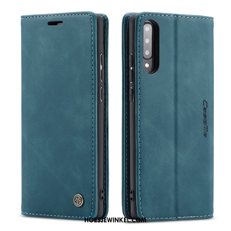 Samsung Galaxy A70s Hoesje Folio Tempereren Ondersteuning, Samsung Galaxy A70s Hoesje Vouw Bedrijf Braun