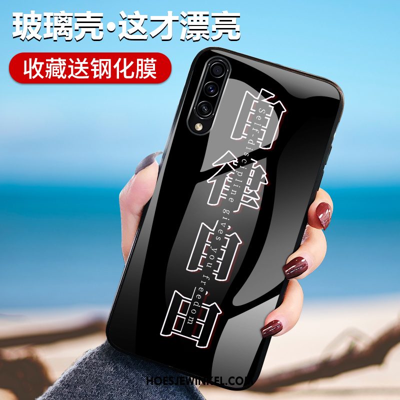 Samsung Galaxy A70s Hoesje Ster Hoes Bescherming, Samsung Galaxy A70s Hoesje Glas Anti-fall