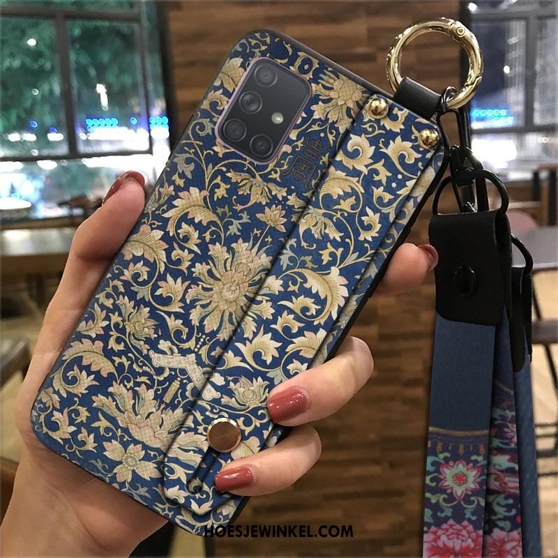 Samsung Galaxy A71 Hoesje Mobiele Telefoon Bescherming Chinese Stijl, Samsung Galaxy A71 Hoesje Wind Ondersteuning