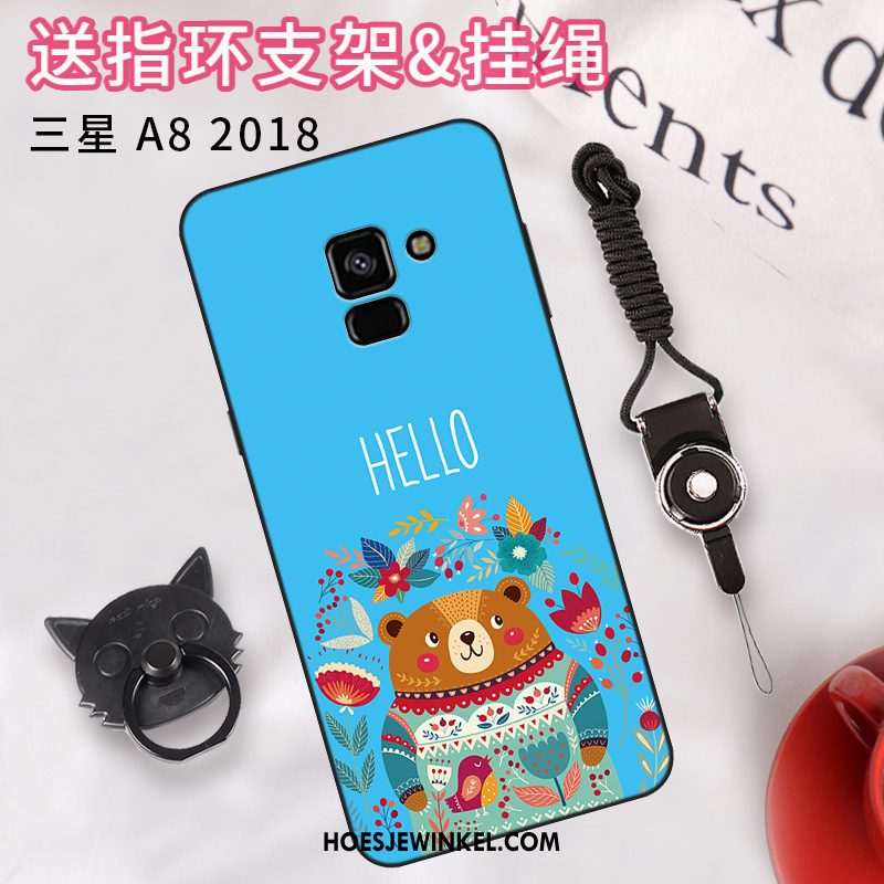 Samsung Galaxy A8 2018 Hoesje Anti-fall Ster Eenvoudige, Samsung Galaxy A8 2018 Hoesje Trend Bescherming