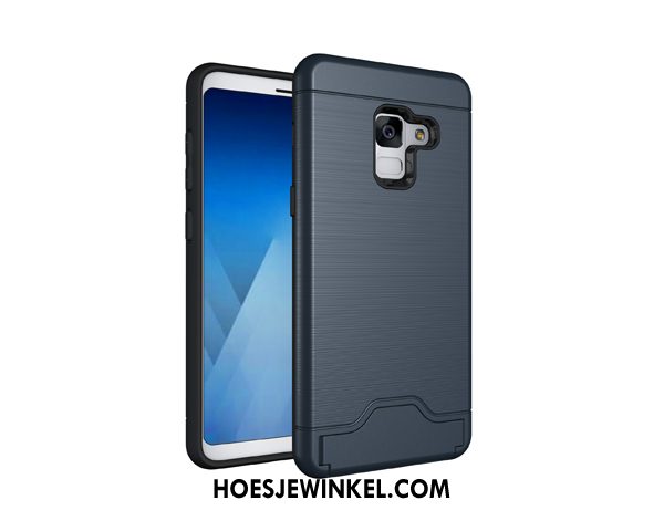 Samsung Galaxy A8 2018 Hoesje Bescherming Fluo Ster, Samsung Galaxy A8 2018 Hoesje Groen Hoes