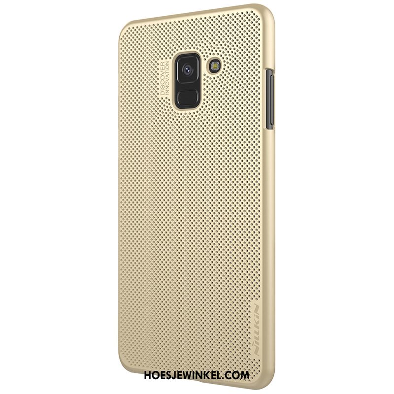 Samsung Galaxy A8 2018 Hoesje Mobiele Telefoon Hoes Goud, Samsung Galaxy A8 2018 Hoesje Dun Bescherming