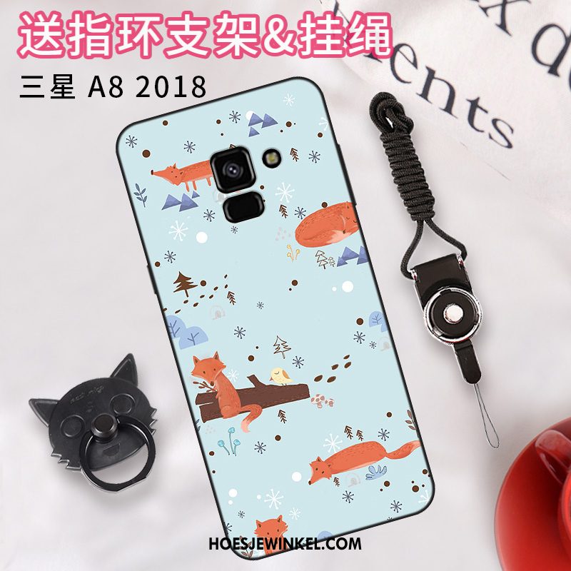 Samsung Galaxy A8 2018 Hoesje Mobiele Telefoon Roze Hoes, Samsung Galaxy A8 2018 Hoesje Eenvoudige Bescherming