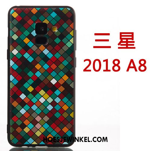 Samsung Galaxy A8 2018 Hoesje Scheppend Persoonlijk Ster, Samsung Galaxy A8 2018 Hoesje Spotprent Bescherming