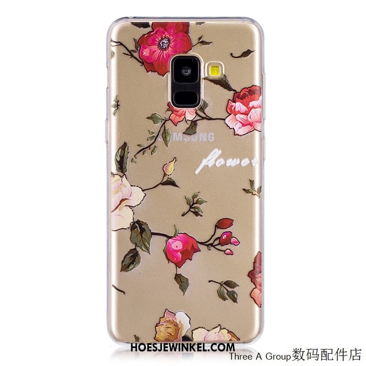 Samsung Galaxy A8 2018 Hoesje Zacht Ster Mobiele Telefoon, Samsung Galaxy A8 2018 Hoesje Anti-fall All Inclusive