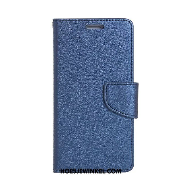 Samsung Galaxy A8 Hoesje Folio Leren Etui Hoes, Samsung Galaxy A8 Hoesje Groen Ster