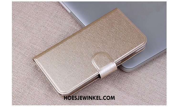 Samsung Galaxy A8 Hoesje Folio Wind Eenvoudige, Samsung Galaxy A8 Hoesje Goud Ster