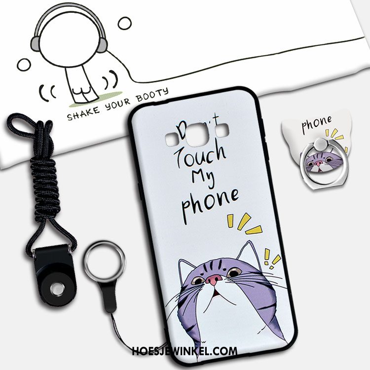 Samsung Galaxy A8 Hoesje Hanger Anti-fall Ster, Samsung Galaxy A8 Hoesje Bescherming Zacht