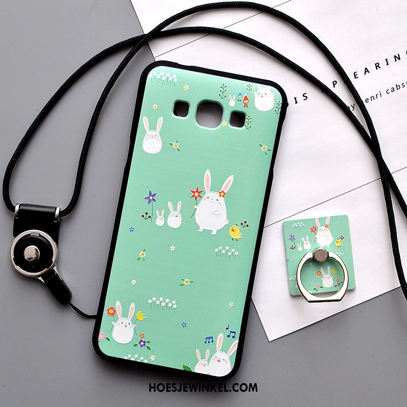 Samsung Galaxy A8 Hoesje Hoes Zacht Siliconen, Samsung Galaxy A8 Hoesje Ster Schrobben