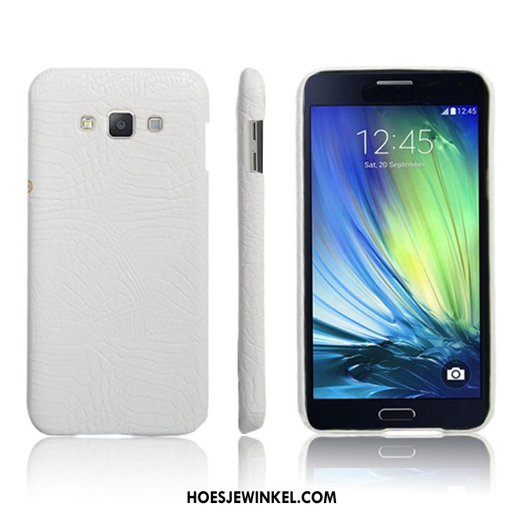 Samsung Galaxy A8 Hoesje Krokodillenleer Anti-fall Leren Etui, Samsung Galaxy A8 Hoesje Mobiele Telefoon Ster