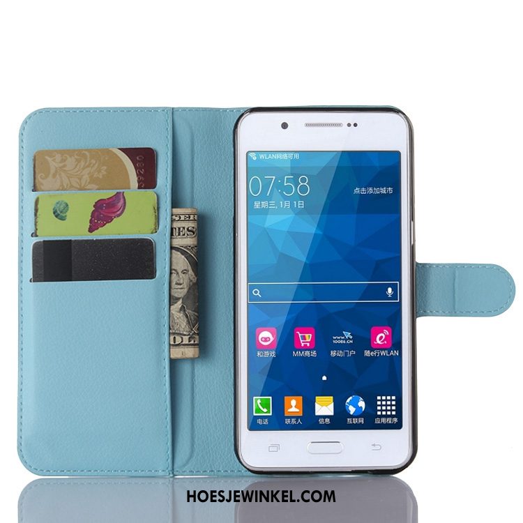 Samsung Galaxy A8 Hoesje Leren Etui All Inclusive Soort Aziatische Vrucht, Samsung Galaxy A8 Hoesje Mobiele Telefoon Anti-fall