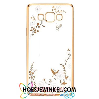 Samsung Galaxy A8 Hoesje Luxe Bloemen All Inclusive, Samsung Galaxy A8 Hoesje Anti-fall Mobiele Telefoon