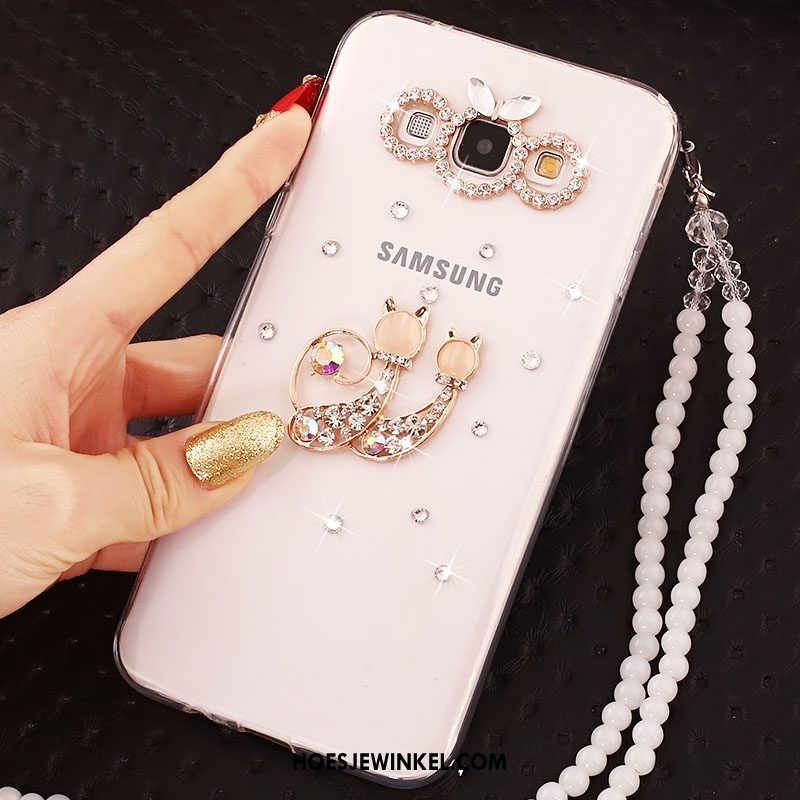 Samsung Galaxy A8 Hoesje Met Strass Mooie Hanger, Samsung Galaxy A8 Hoesje Hoes Anti-fall