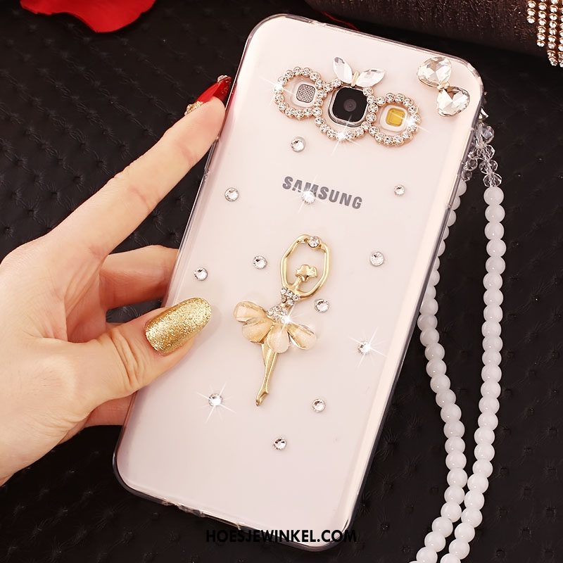 Samsung Galaxy A8 Hoesje Met Strass Mooie Hanger, Samsung Galaxy A8 Hoesje Hoes Anti-fall