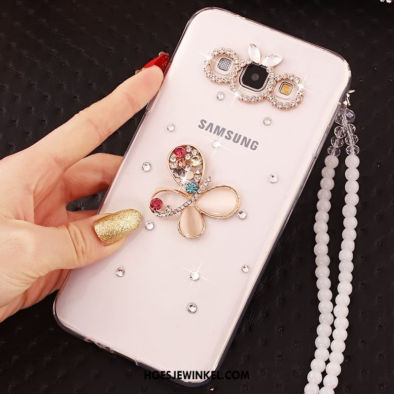 Samsung Galaxy A8 Hoesje Met Strass Mooie Hanger, Samsung Galaxy A8 Hoesje Hoes Anti-fall