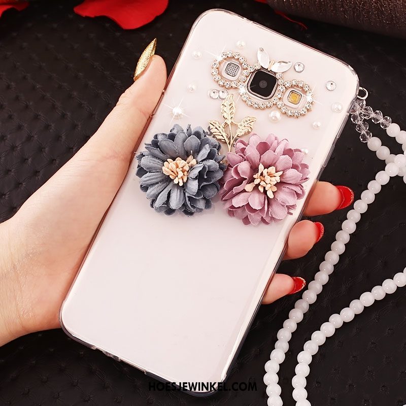 Samsung Galaxy A8 Hoesje Met Strass Mooie Hanger, Samsung Galaxy A8 Hoesje Hoes Anti-fall